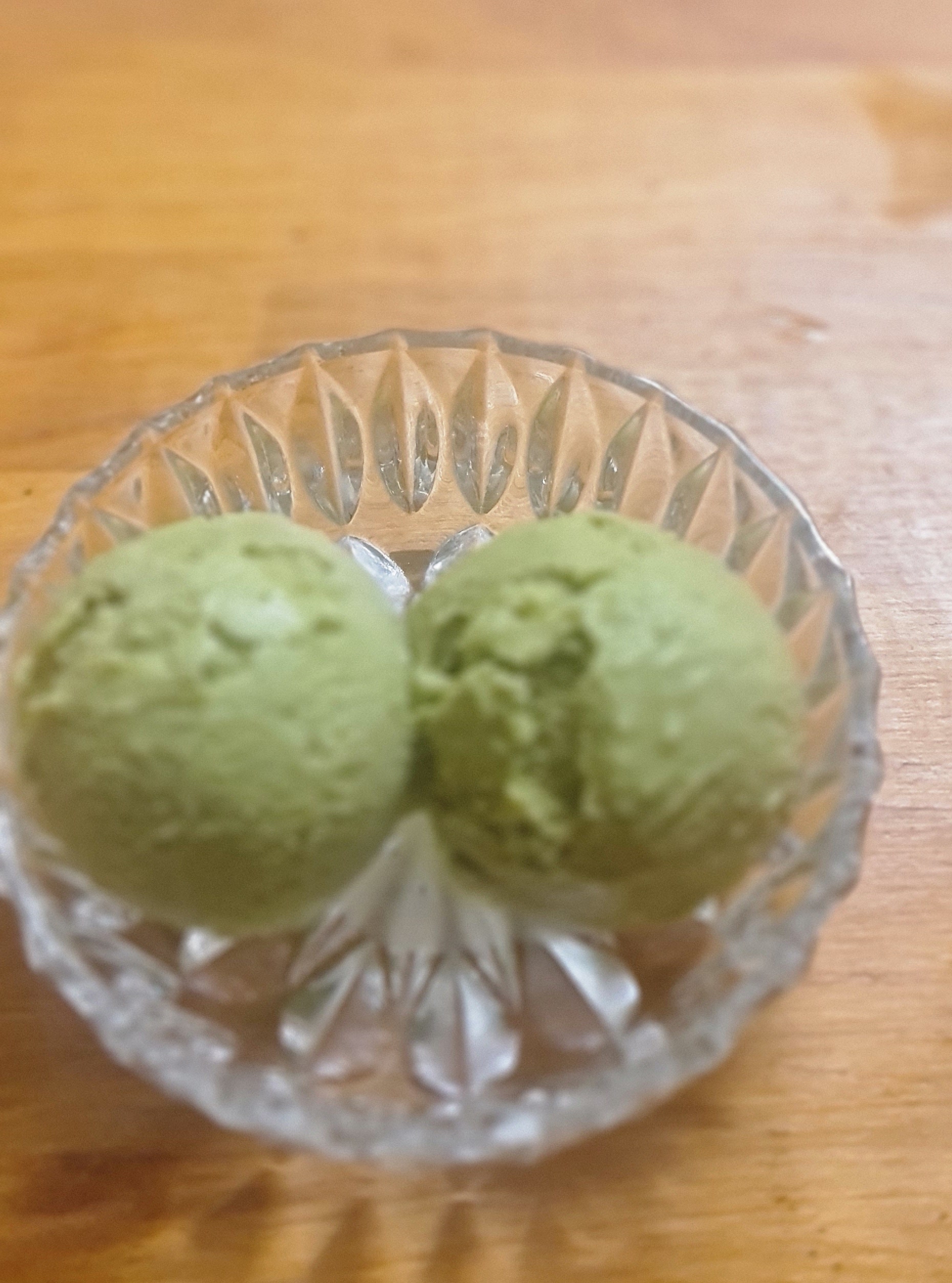 Glace au thé vert